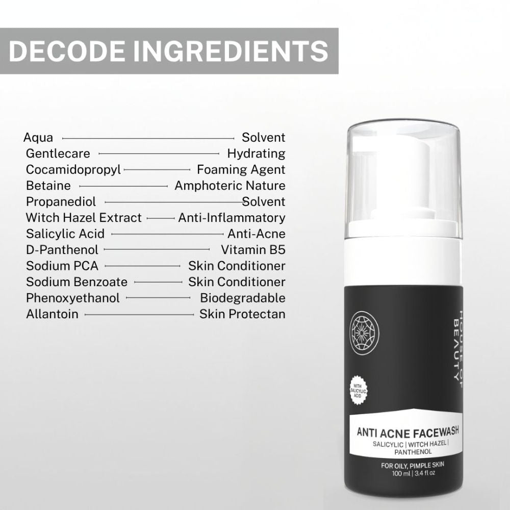 Anti Acne Foam Face Wash