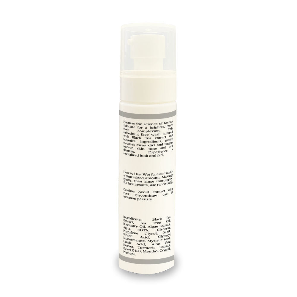 Black Tea D-Tan Cooling Face Wash For Men