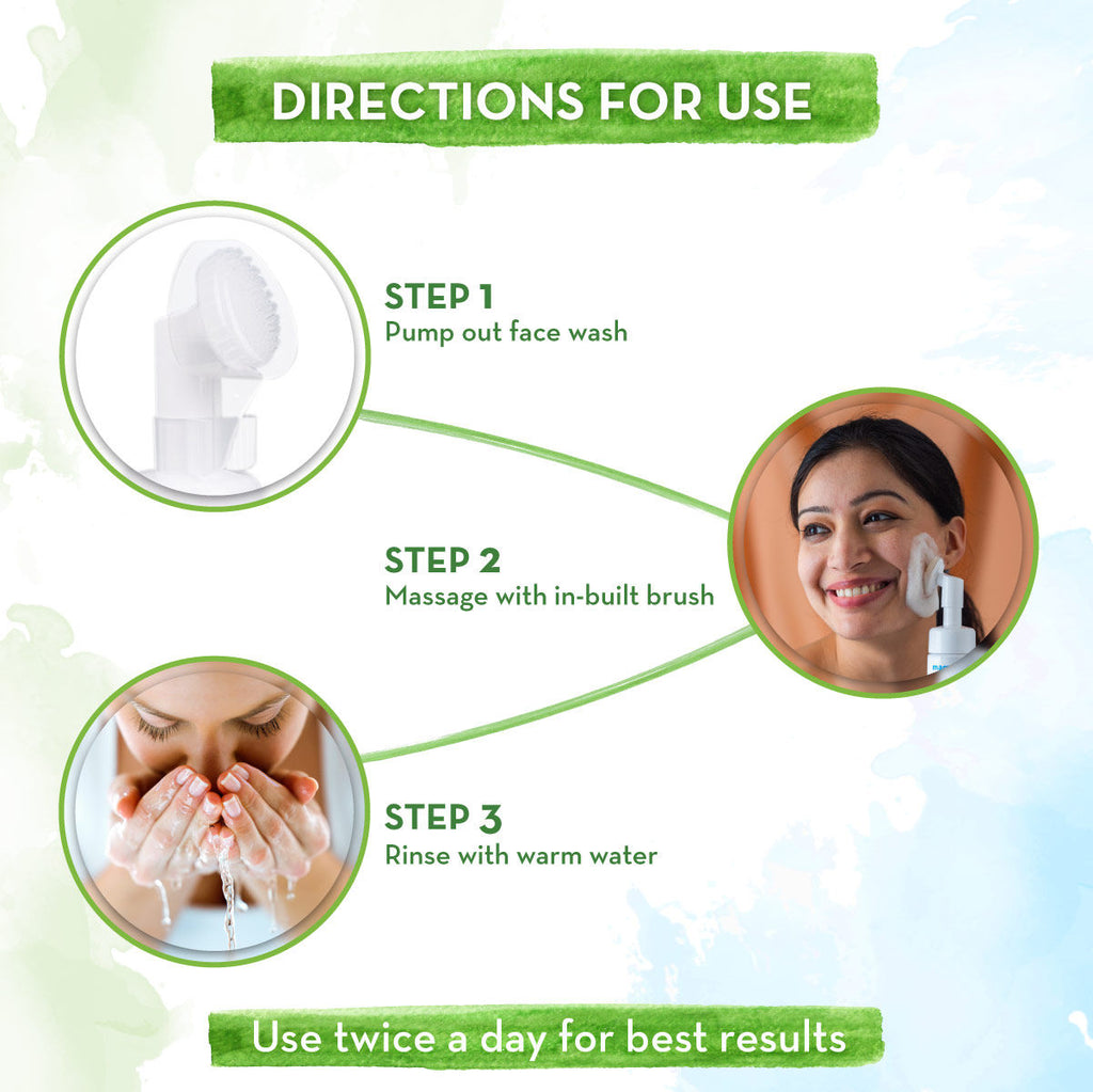 Tea Tree Foaming Face Wash With Tea Tree & Salicylic Acid For Acne & Pimples