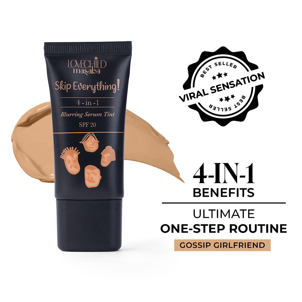 Skip Everything Serum Skin Tint SPF 20, Liquid Foundation for all Skin type, Enriched with Vitamin E for anti-ageing benefits - Gossip Girlfriend