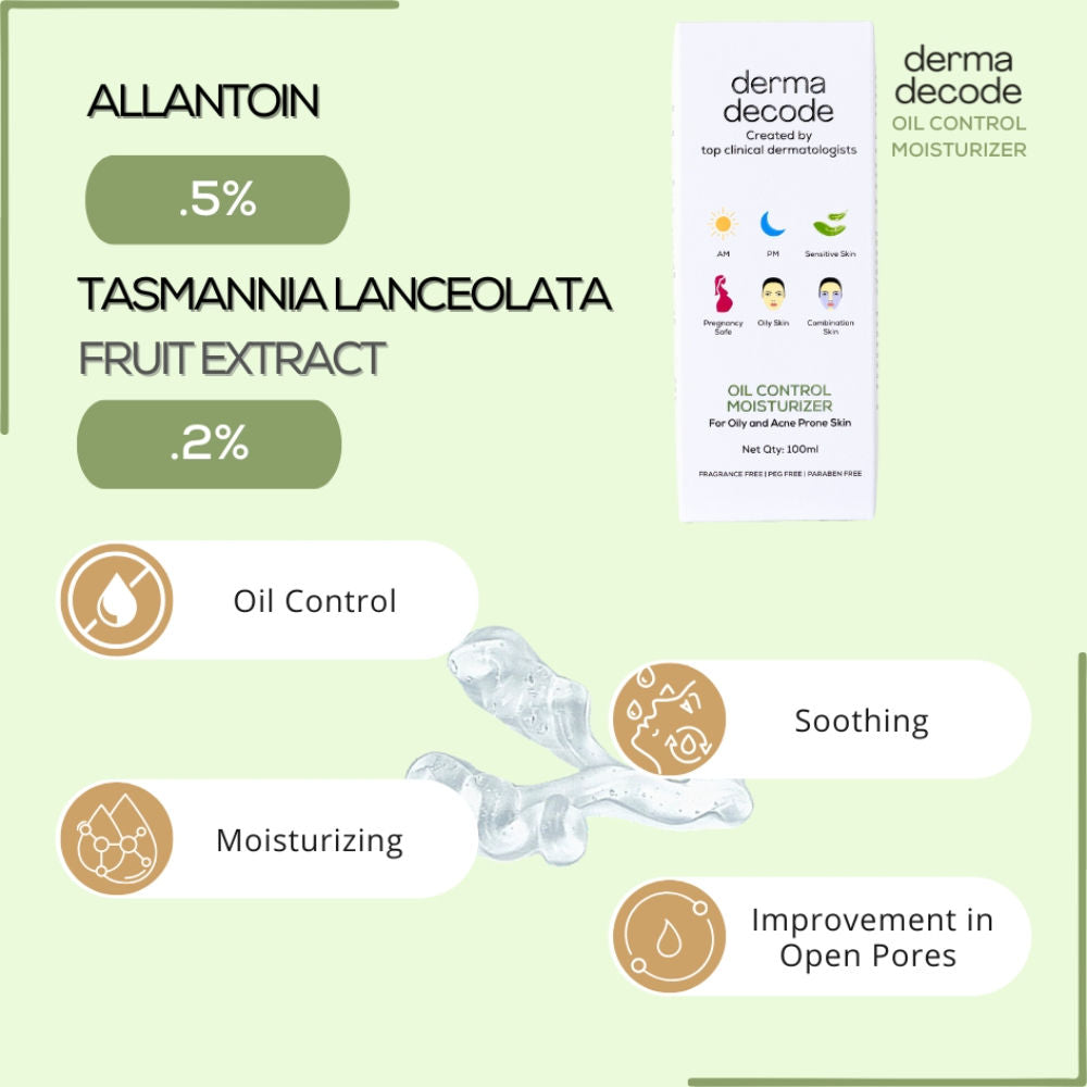 Oil Free Moisturizer for Oily Acne Prone Skin Lightweight Gel Hydration for Clear Skin