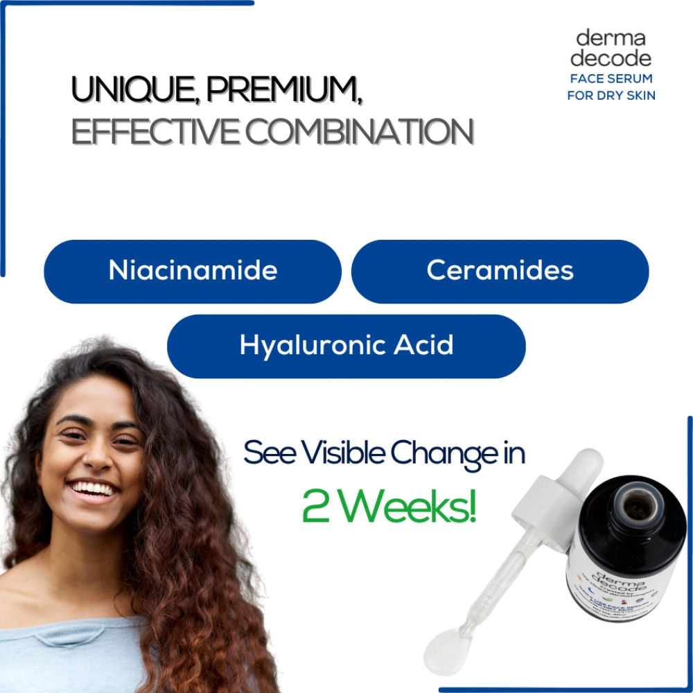 10% Niacinamide Serum Ceramide And Hyaluronic Acid Repairs Skin Barrier For Dry Skin