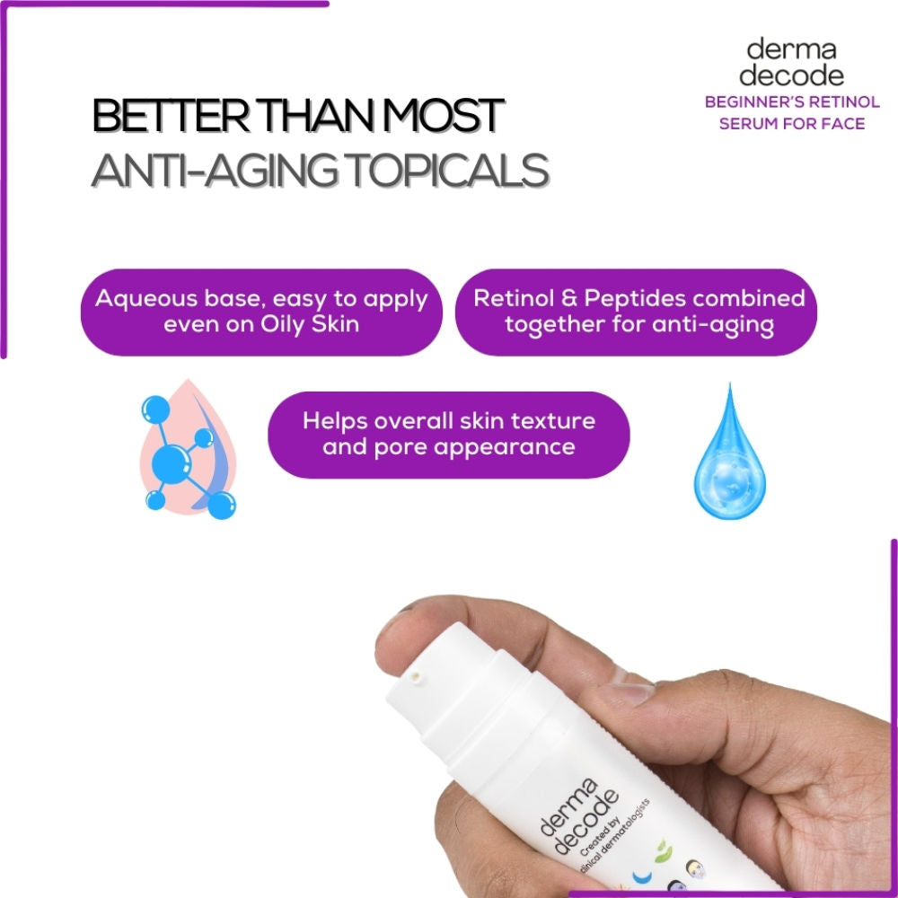 0.5% Retinol Face Serum Reduces Fine Lines And Boosts Collagen Anti Aging Serum
