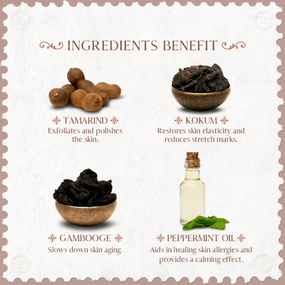 Hand-Ground Tamarind And Mint Body Polisher