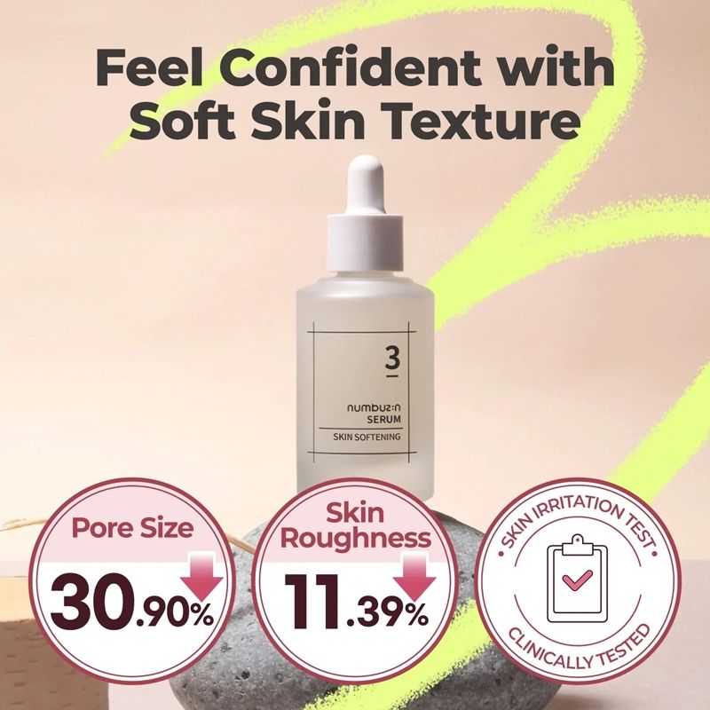 No.3 Skin Softening Serum, Pore Tightening Serum, Bifida & Galactomyces, Boosts Elasticity