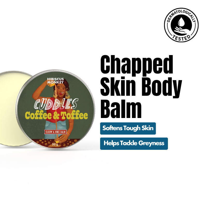 Cuddles Coffee & Toffee Body Balm, Deeply Moisturizes Dry, Discolored & Chapped Skin