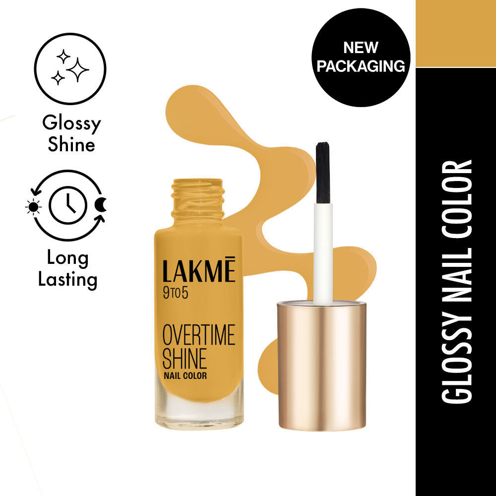 9 To 5 Primer + Gloss Nail Color - Mustard Master