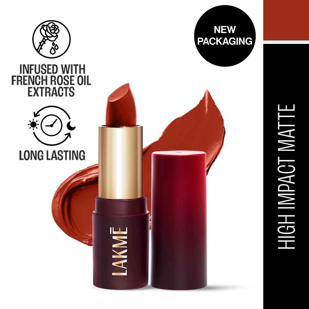 Forever Matte Lipstick, Made With French Rose Oil Extracts - Red Ruby