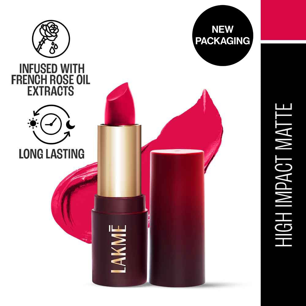 Forever Matte Lipstick, Made With French Rose Oil Extracts - Pink Ruby