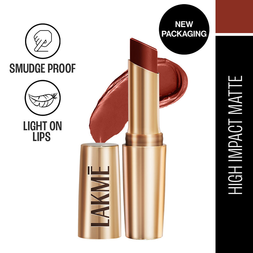 9 To 5 Powerplay Priming Matte Lipstick, Lasts hrs - MR3 Red Rust