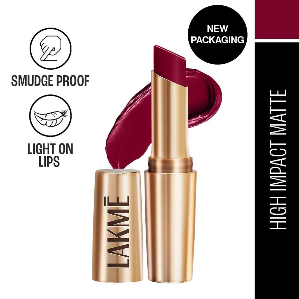 9 To 5 Powerplay Priming Matte Lipstick, Lasts hrs - MP6 Deep Wine