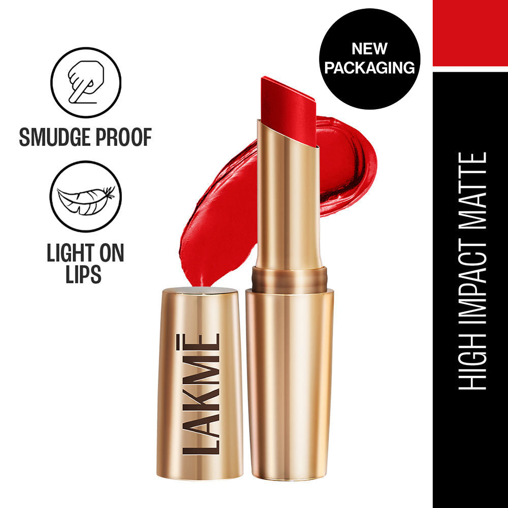 9 To 5 Powerplay Priming Matte Lipstick, Lasts hrs - Red Twist
