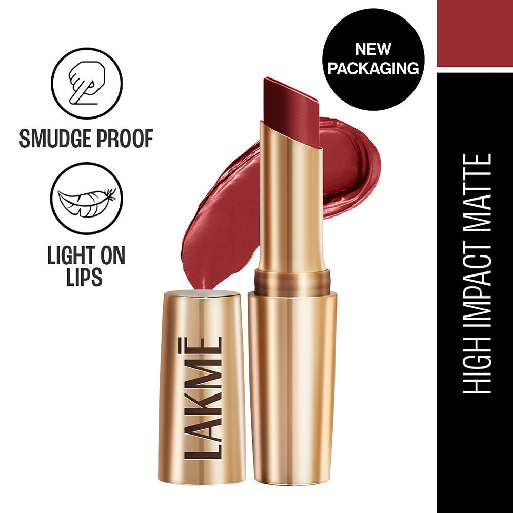 9 To 5 Powerplay Priming Matte Lipstick, Lasts hrs - Cherry Chic