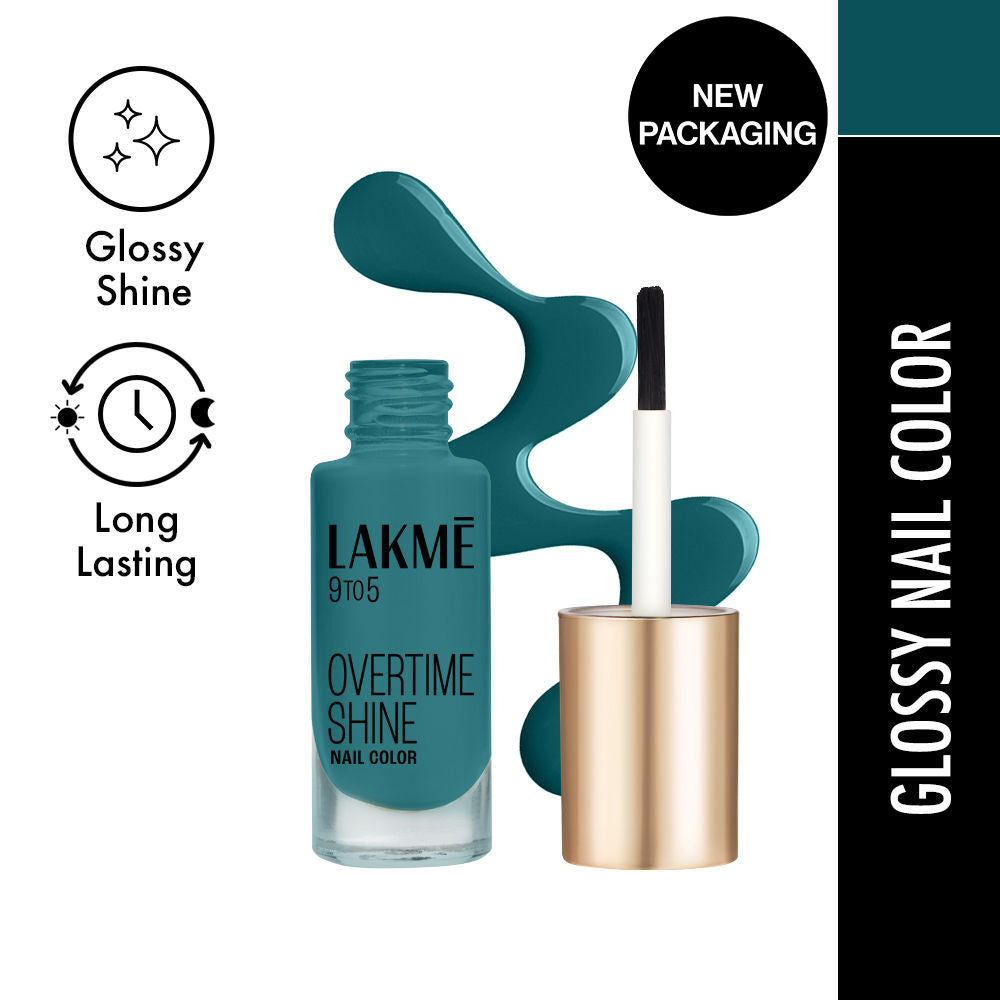 9 To 5 Primer + Gloss Nail Color - Emerald Power