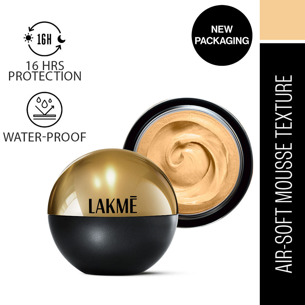 Xtraordin-Airy Mattereal Mousse Foundation, Matte Finish, With SPF8 - 04 Golden Creme