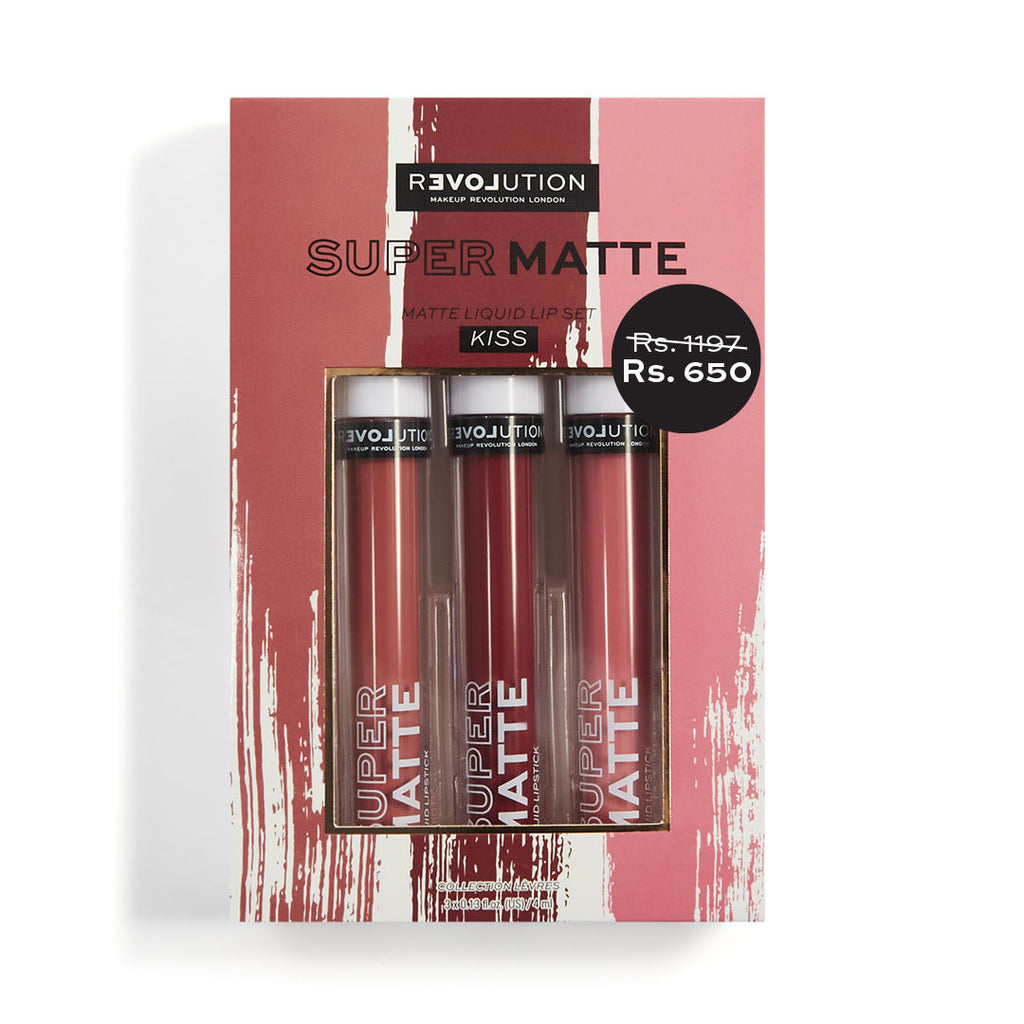 Relove Supermatte Liquid Lip Set