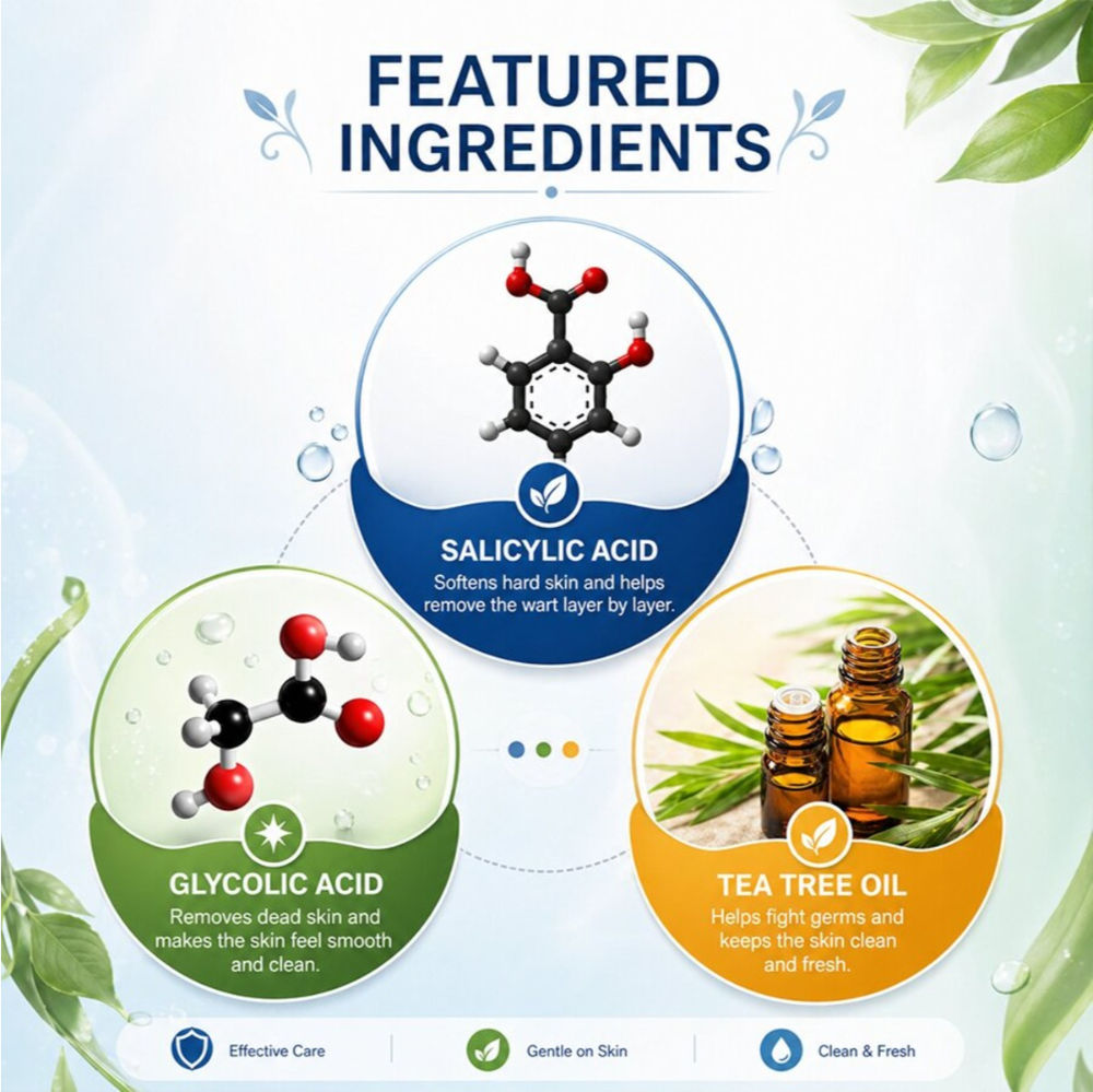 Natural Wart Remover Cream For Men & Women