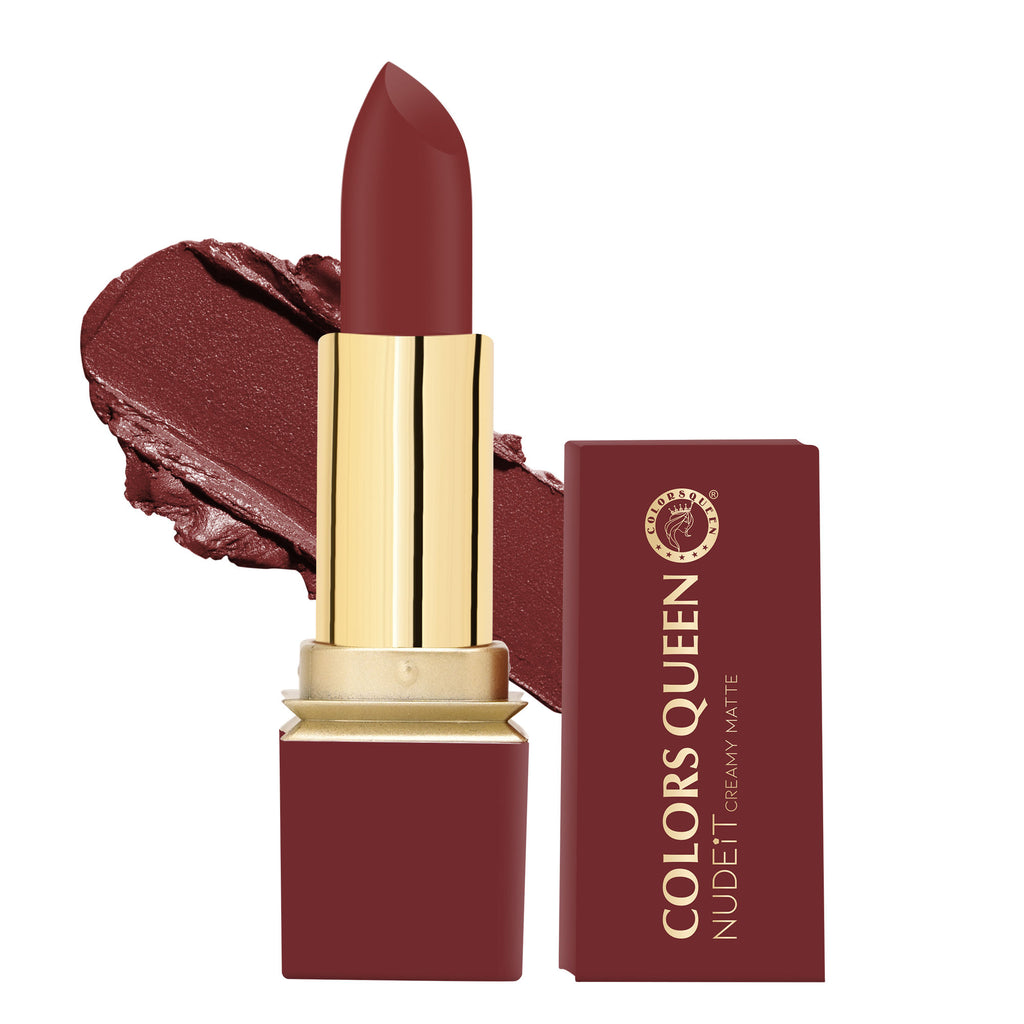 Nude It Creamy Matte Lipstick - Crimson Red