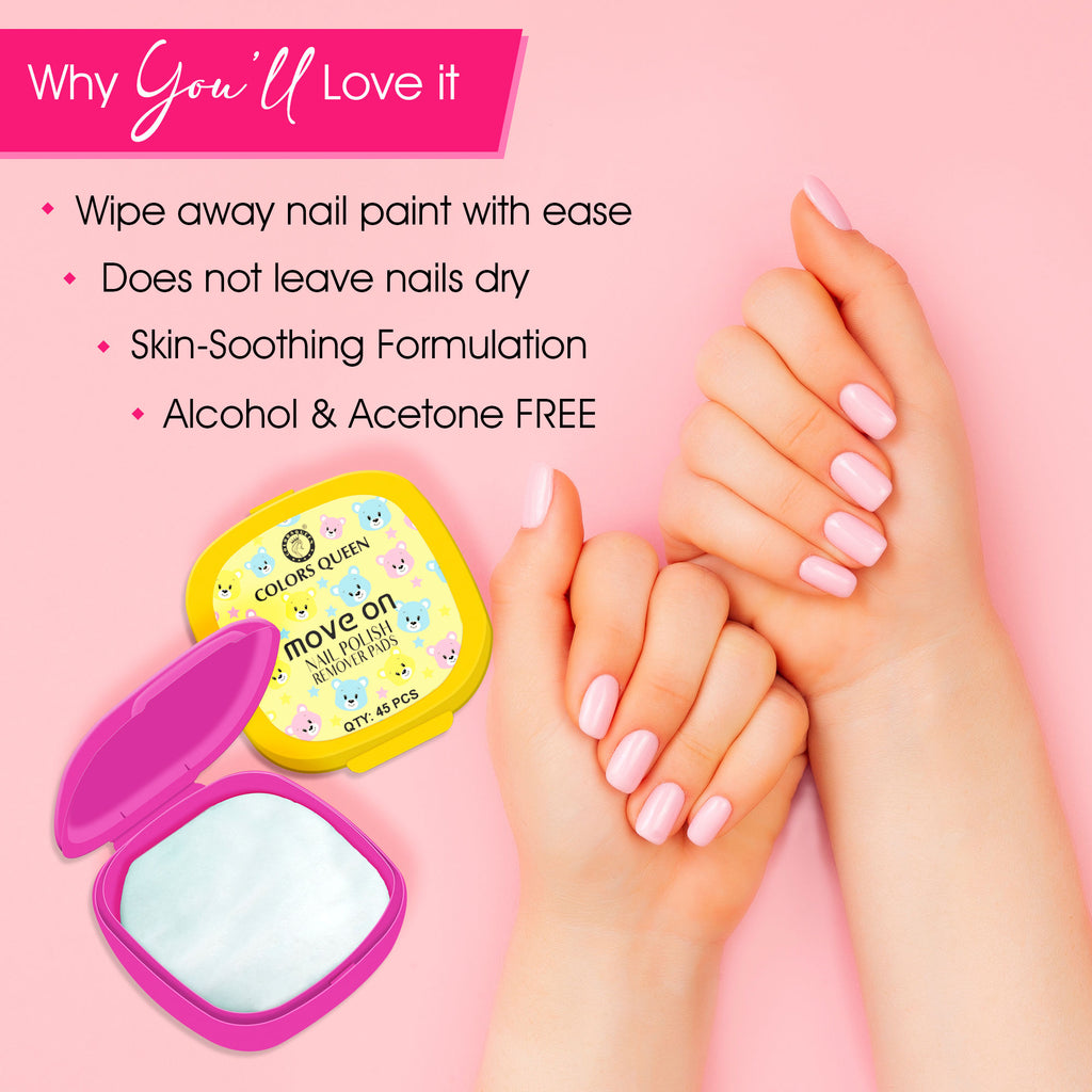 Move On Nail Polish Remove Pads