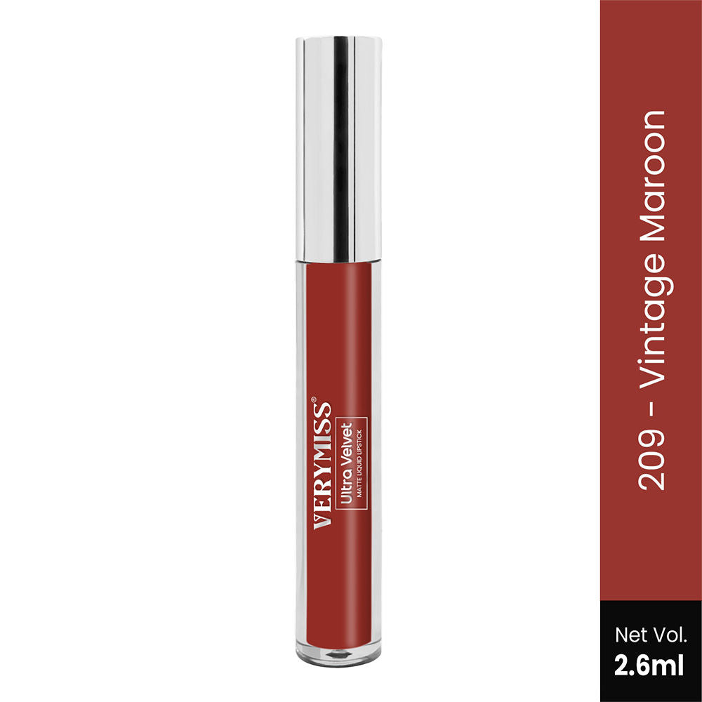 Ultra Velvet Matte Liquid Lipstick - 209 Vintage Maroon