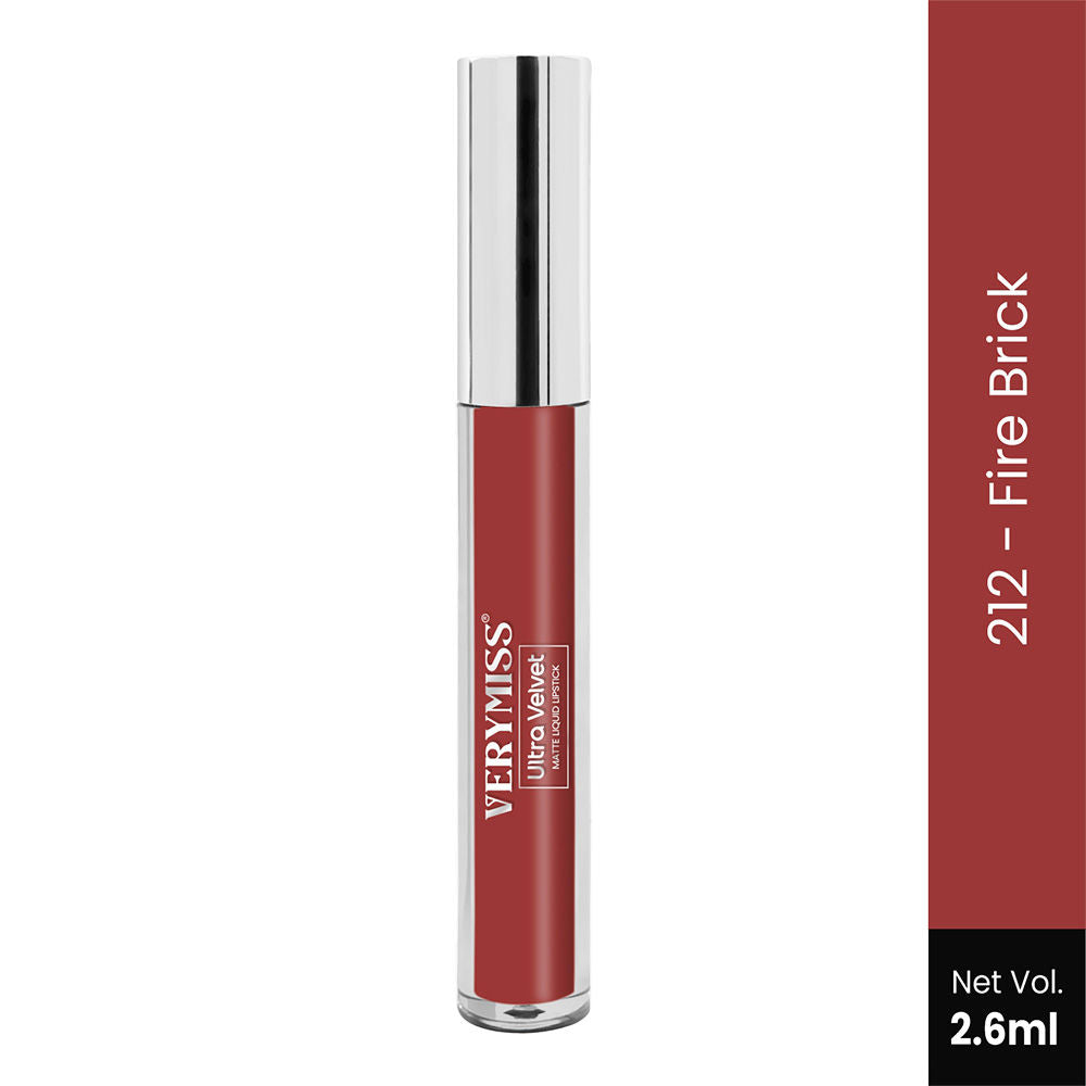 Ultra Velvet Matte Liquid Lipstick - 212 Fire Brick