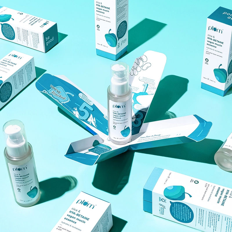 Vegan Mucin Essence with Cica & Hya-Betaine for Soothing, Multi-Layer 72-Hr Hydration