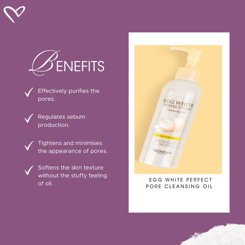 Egg White Perfect Pore Cleansing Oil