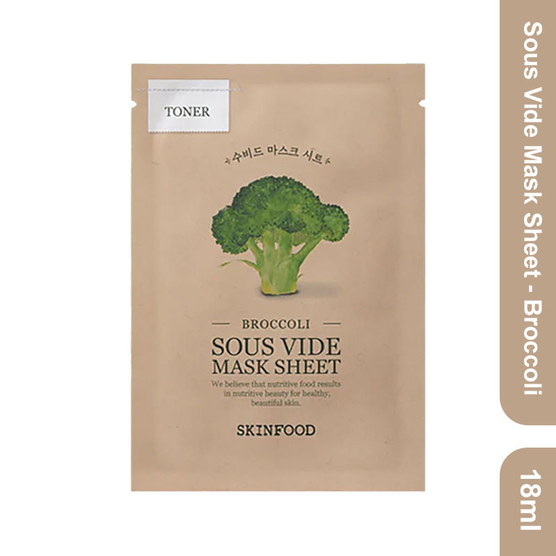 Sous Vide Mask Sheet - Broccoli