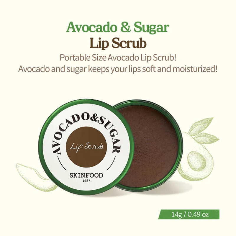 Avocado & Sugar Lip Scrub