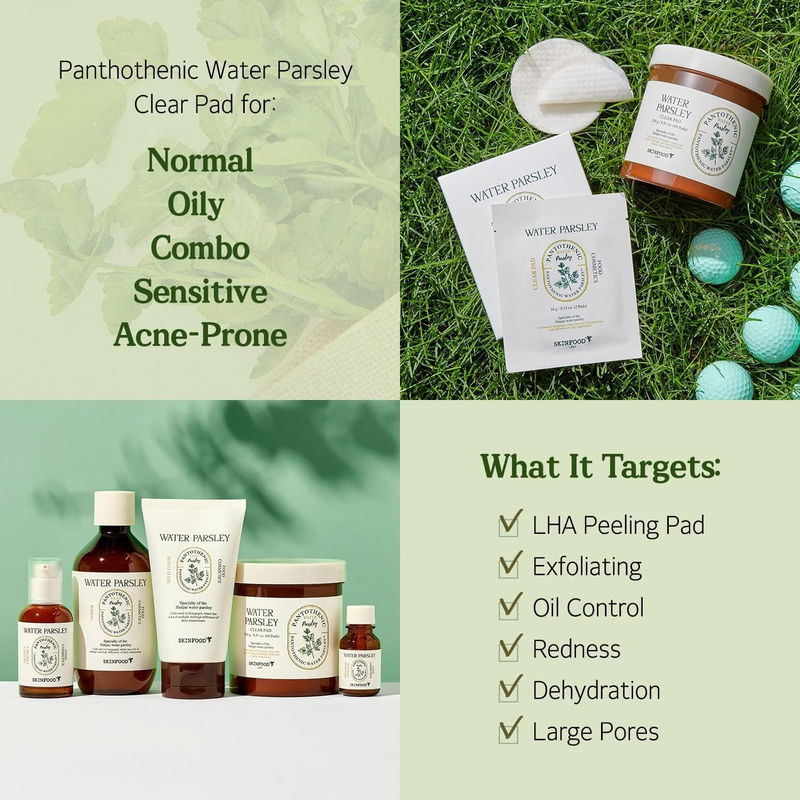 Pantothenic Water Parsley Clear Pad