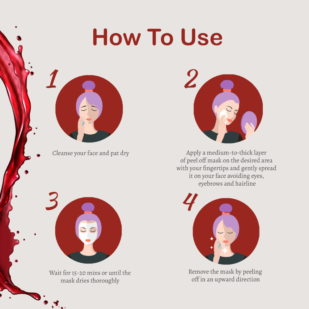 Red Wine Advance Anti-ageing Peel Off Mask