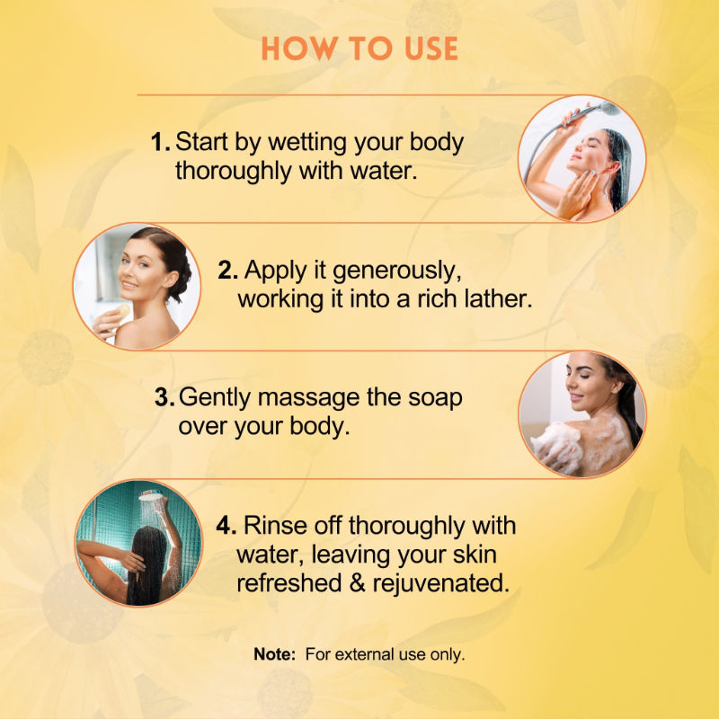 Herbal Papaya Soap, Refreshing Cleansing Formula, Glycerine Enriched