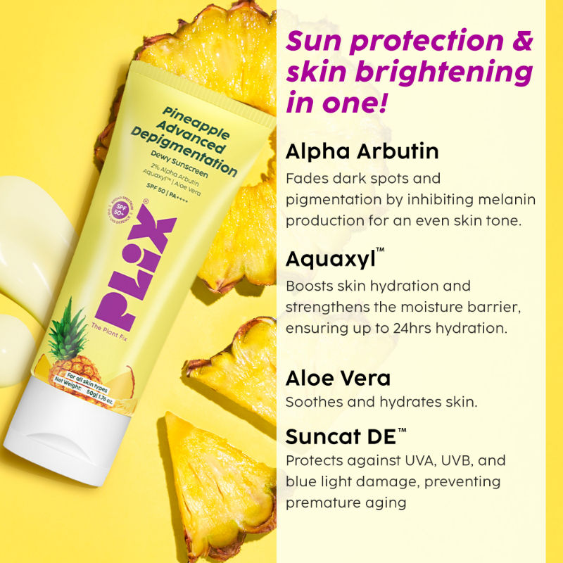 Pineapple Advanced Depigmentation Dewy Sunscreen SPF 50 PA++++