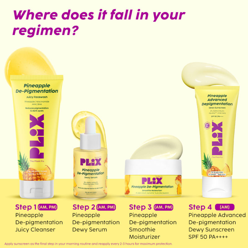 Pineapple Advanced Depigmentation Dewy Sunscreen SPF 50 PA++++