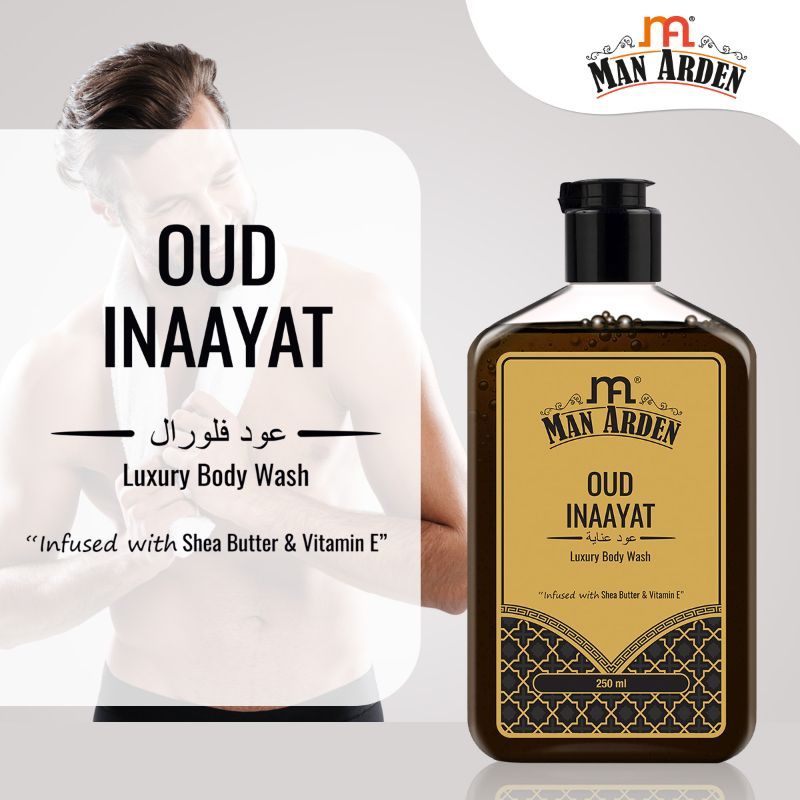 Oud Inaayat Luxury Body Wash Infused With Shea Butter & Vitamin E
