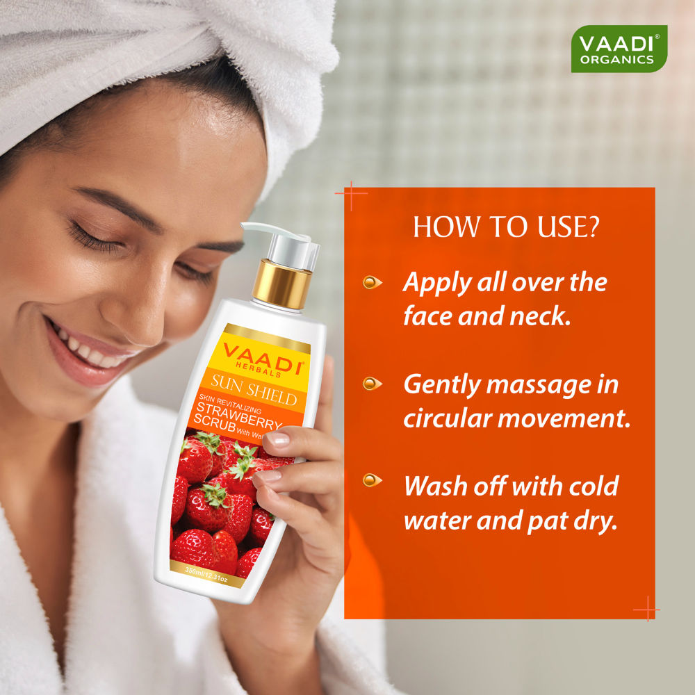 Strawberry Scrub With Walnut Grains