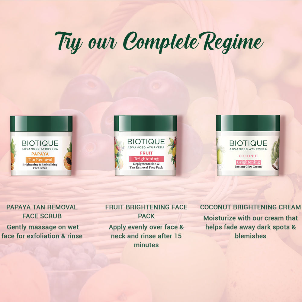 Bio Fruit Brightening- Depigmentation & Tan Removal Face Pack