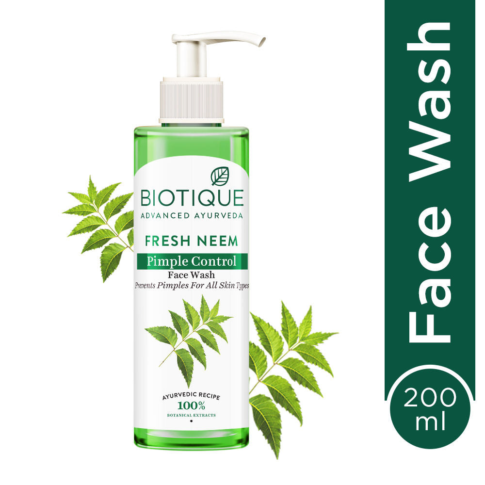 Bio Neem Purifying Face Wash Prevents Pimples For All Skin Types