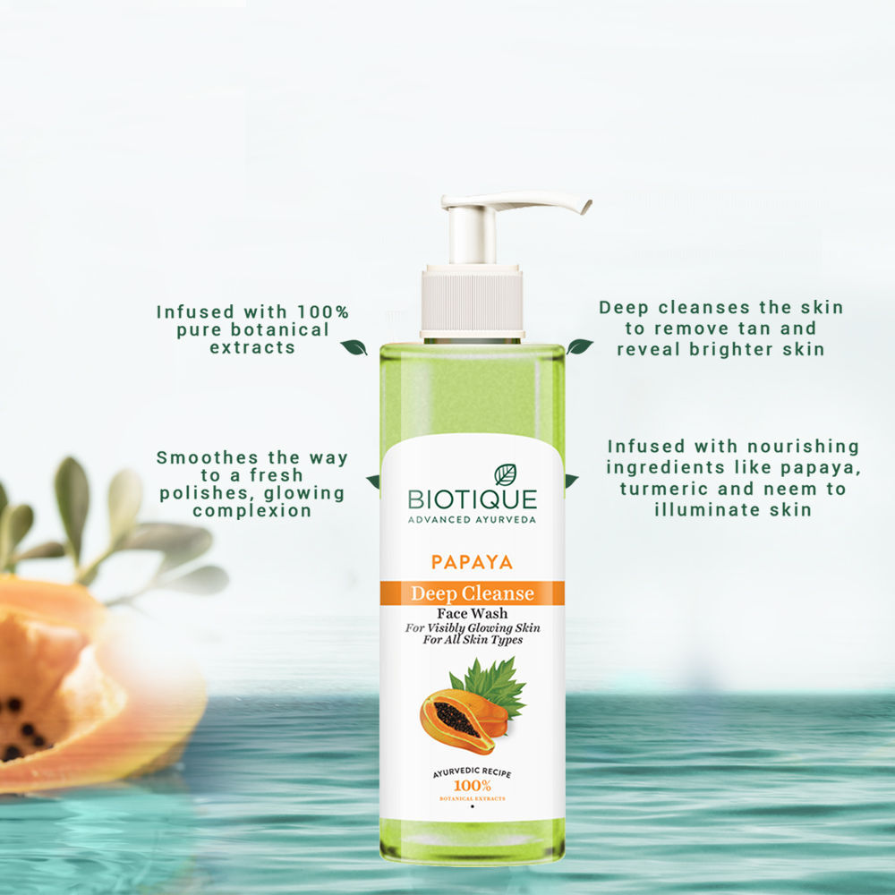 Bio Papaya Visibly Flawless Face Wash For All Skin Types
