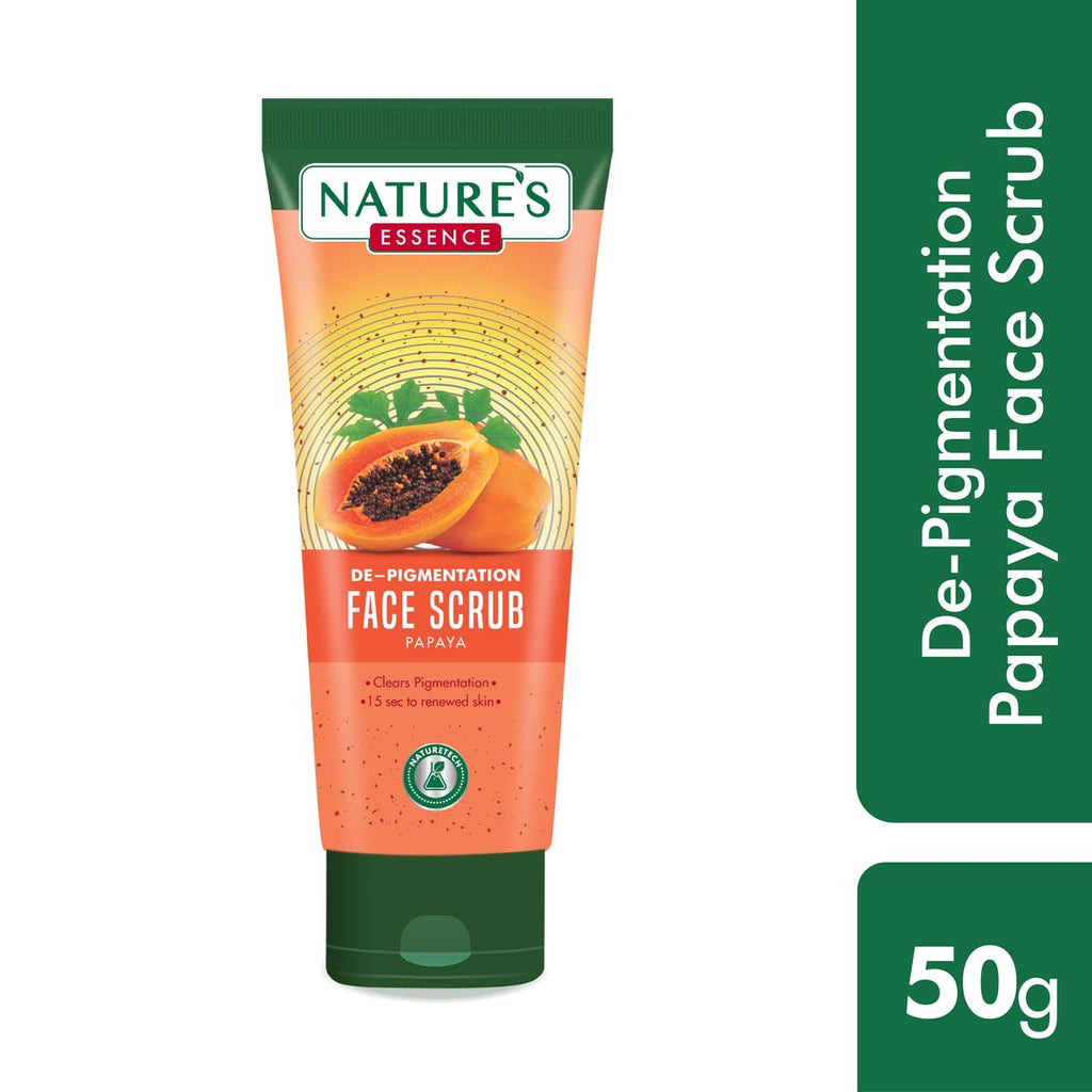 De-Pigmentation Face Scrub for Women Papaya Face Scrub, Orange