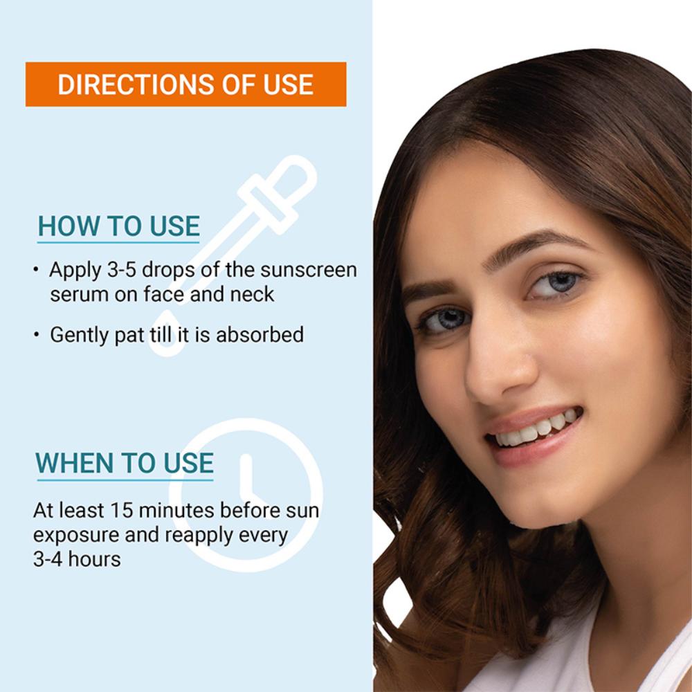 Invisible Sunscreen Serum SPF 50 PA+++ With Hyaluronic Acid & Vitamin C