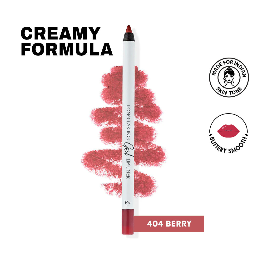 Long Lasting Gel Lip Liner - 404 Berry