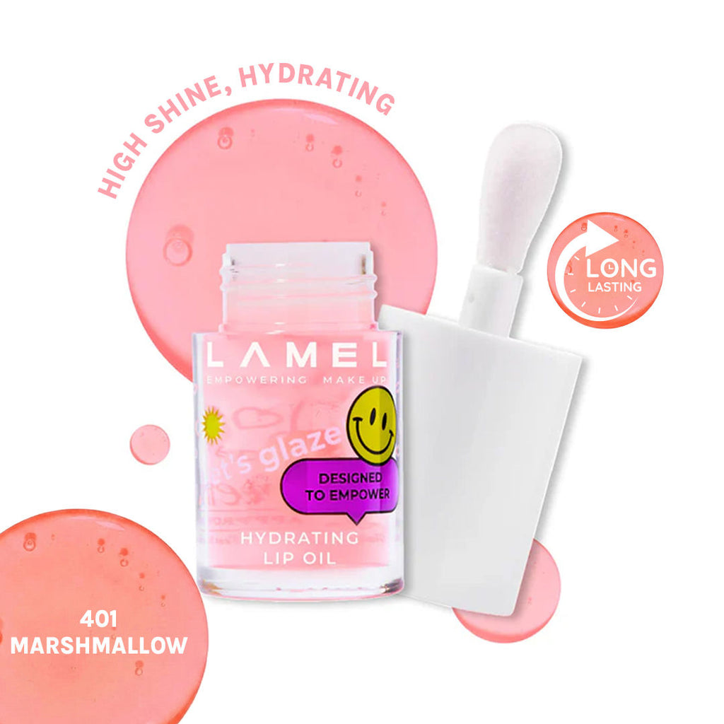 Let`s Glaze Hydrating Lip Oil - Marshmallow