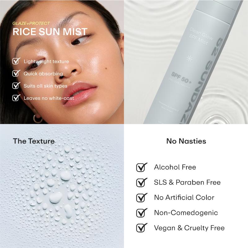 Rice Water Sunscreen Mist SPF 50+ PA++++