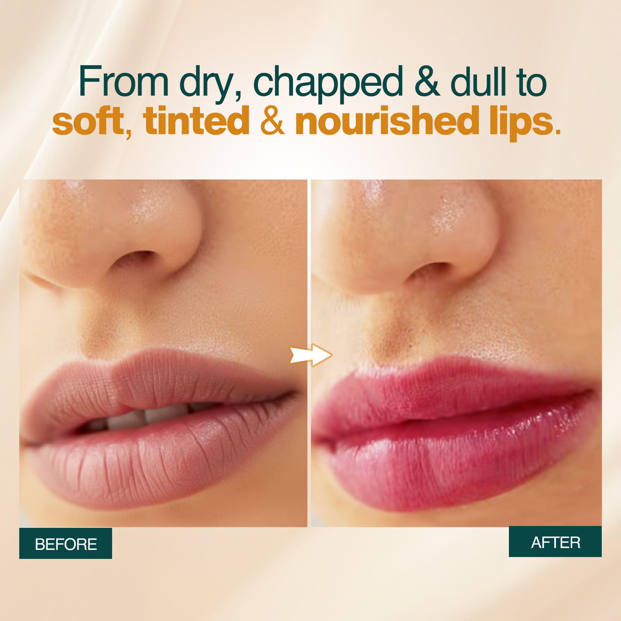 Beetroot Tinted Lip Balm with SPF 20 for Smooth, Nourished & Protected Lips