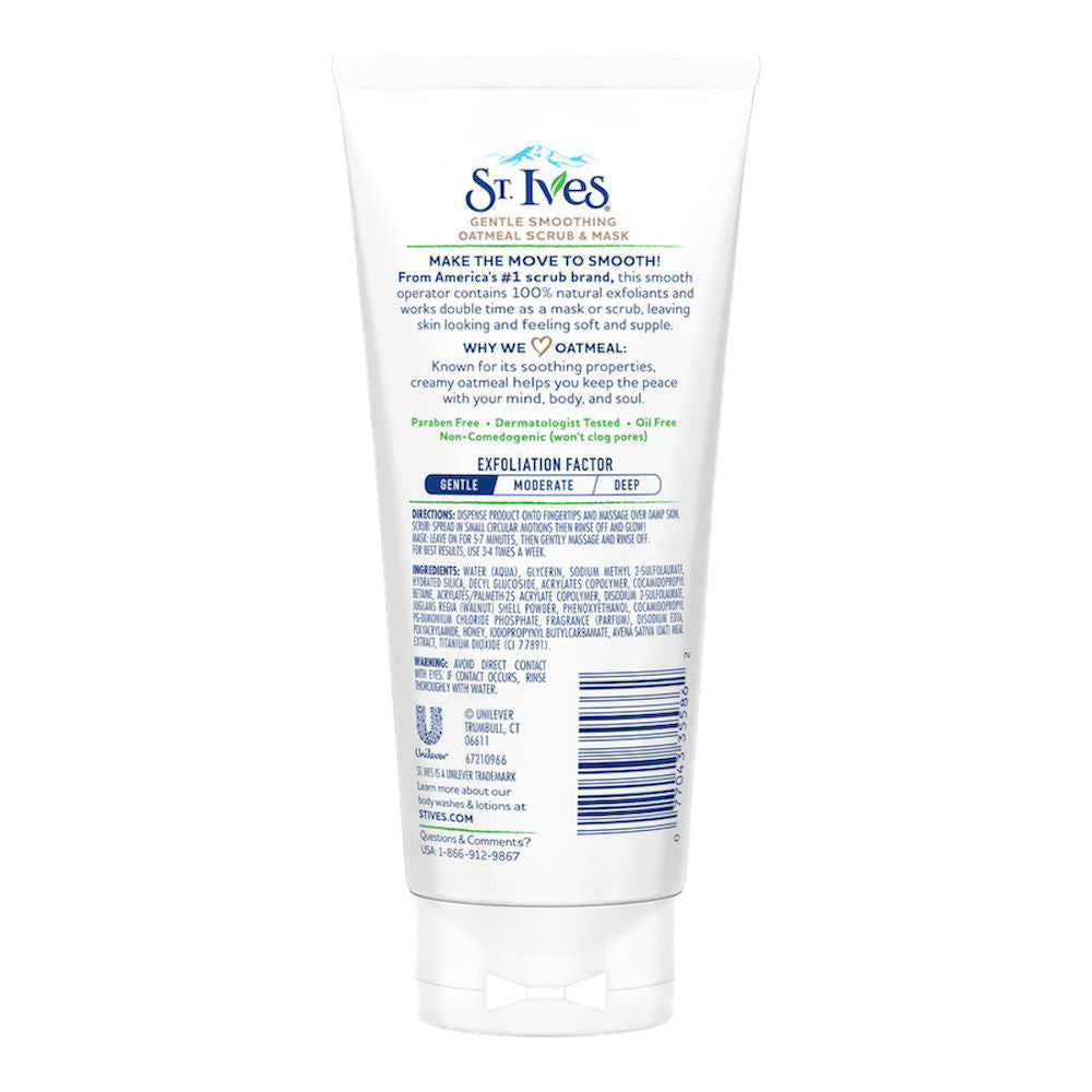 Gentle Smoothing Oatmeal Scrub & Mask