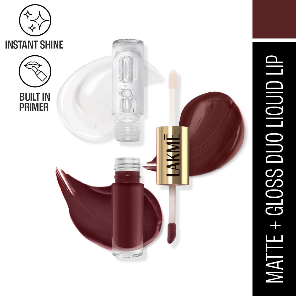 9 To 5 Matte To Glass Liquid Lip - Bold In Red