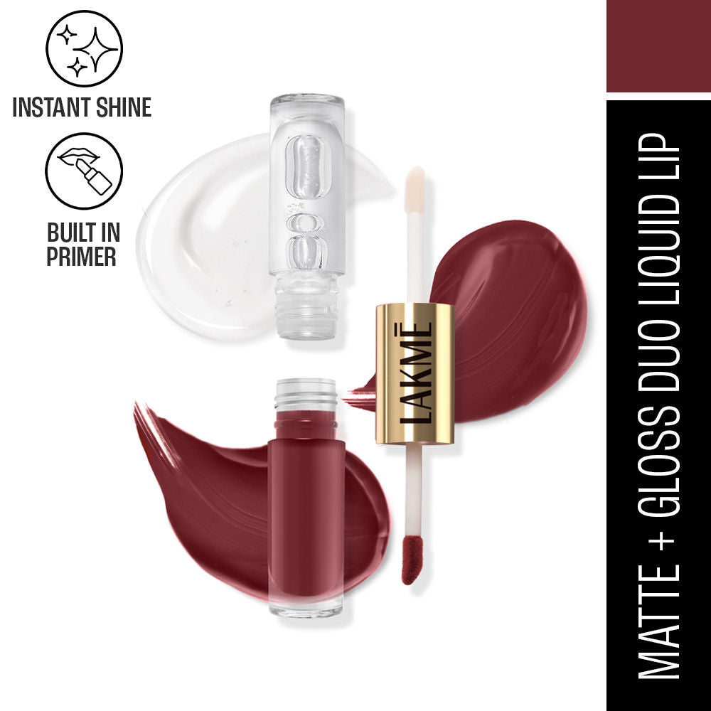 9 To 5 Matte To Glass Liquid Lip - Rose
