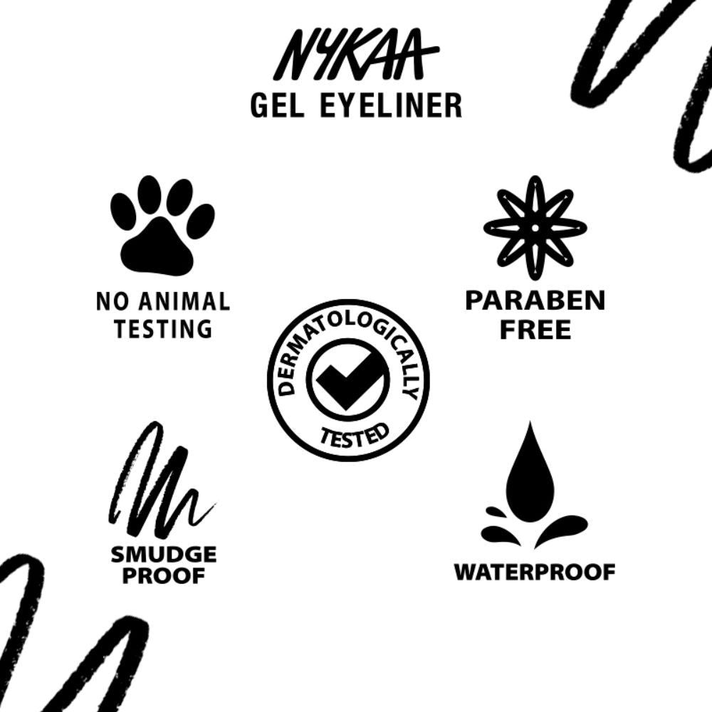 Nykaa Black Magic! Gel Eyeliner - Jet Black