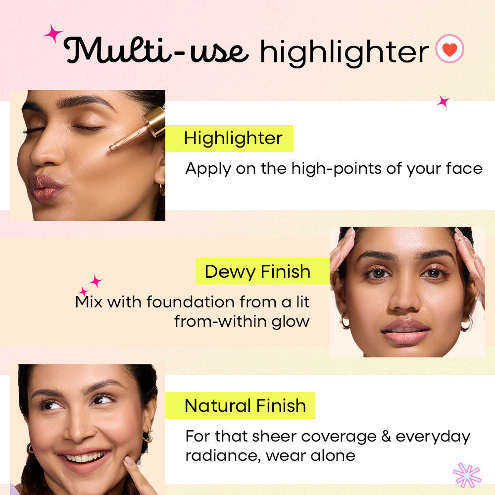 Nykaa Strobe & Glow Liquid Cream Highlighter